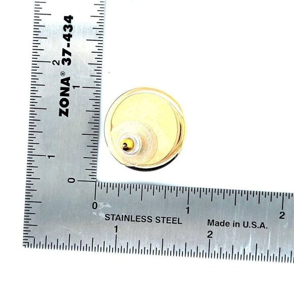 Big Black Pearl Earrings - Picture 5 of 6